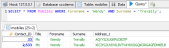 HeidiSQL - Narrower query