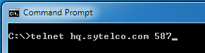 Usage Email Telnet Check